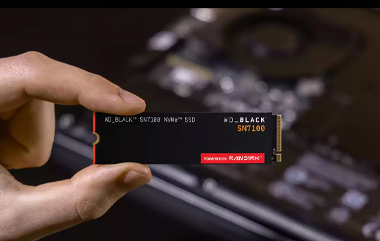 SSD WD_Black SN7100 500GB, M.2 2280, NVMe, Leitura 6800MBs e